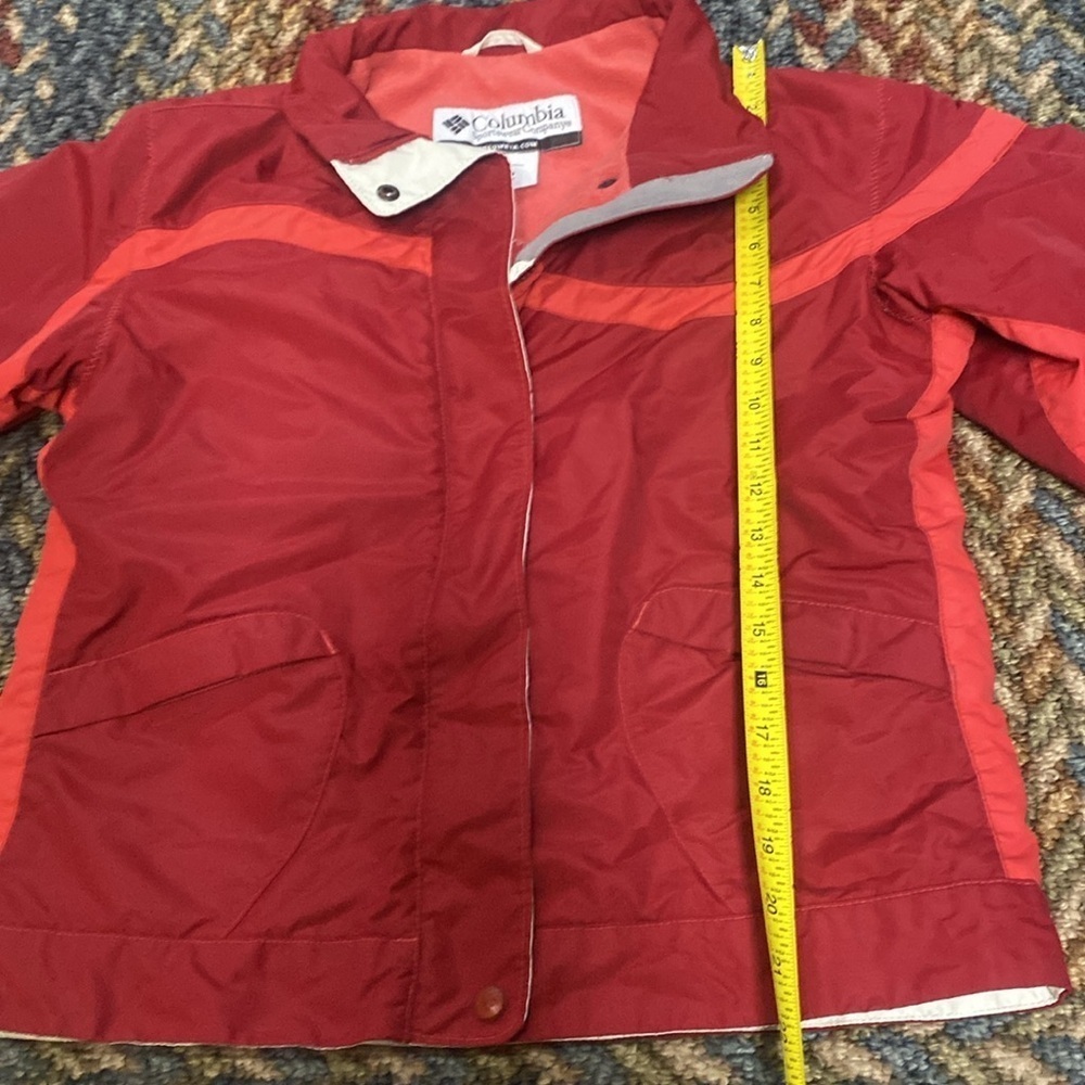❤️❤️❤️ HOST PICK!!  Ladies Size Medium Columbia Sportswear Burgundy Coat - Picture 4 of 13
